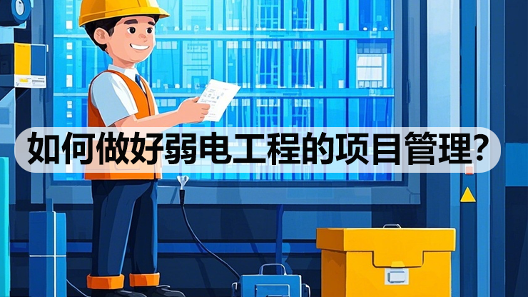 如何做好弱電工程的項目管理？